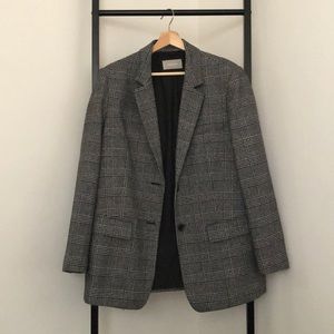 Everlane Oversized Blazer in Glen Plaid